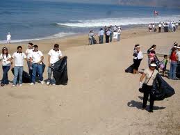 Beach clean up in Riviera Nayarit Mexico