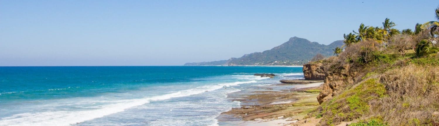 Higuera Blanca beach in Litibu Riviera Nayarit Mexico