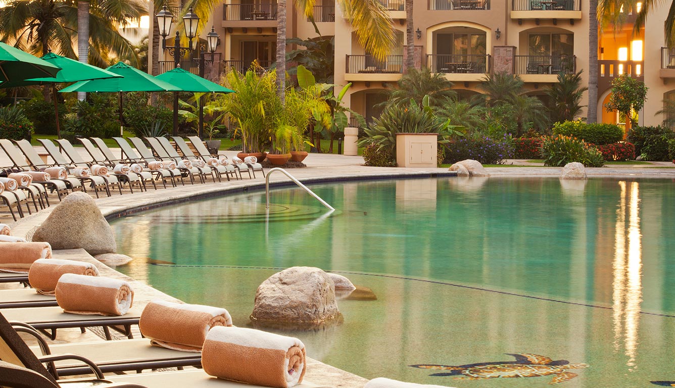 Pool at Villa del Palmar Flamingos Hotel in Bucerias Riviera Nayarit Mexico