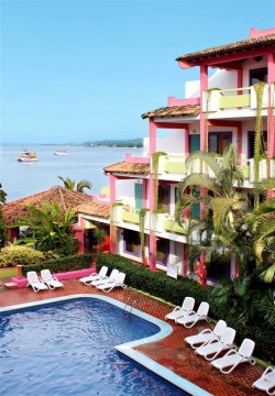 Pool at Hotel Decameron Los Cocos in Guayabitos Riviera Nayarit Mexico