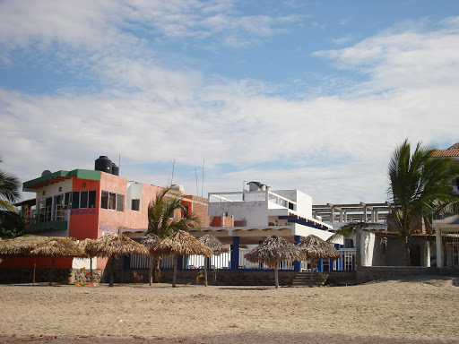 View from beach of Hotel El Coral in Lo de Marcos Riviera Nayarit Mexico