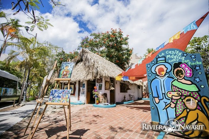 La Casita Magical Art Gallery in San Pancho Riviera Nayarit Mexico