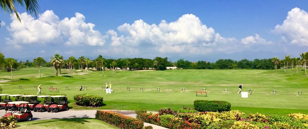 El Tigre Golf Course driving range in Nuevo Vallarta Rivera Nayarit MX